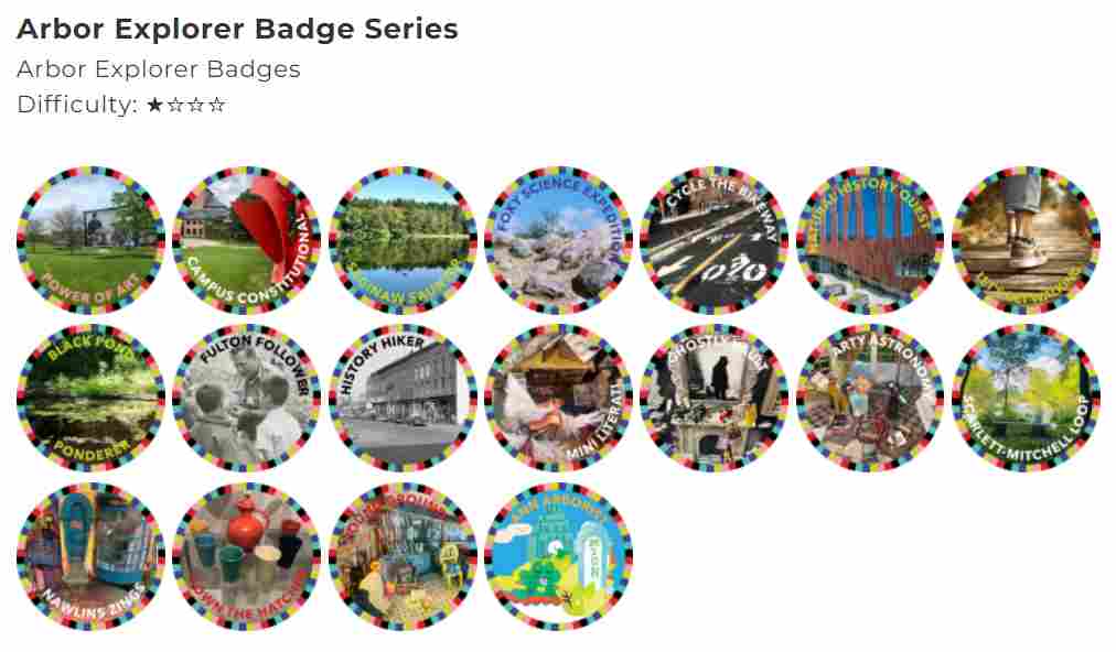 Summer Game Explorer Badges